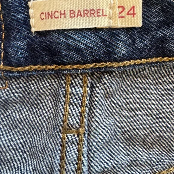 Levi's Cinch Barrel Jeans Sz 24 - Picture 9 of 9